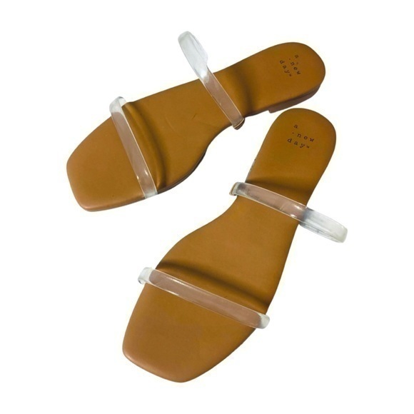 a new day Shoes New A New Day Womens Minimalist Style Clear Strap Slip On Sandals Poshmark